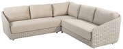 4 Seasons Outdoor Casanova hoek loungebank latte  Loungeset    beige weerbestendig