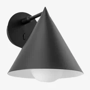 Metalen Wandlamp Arilda Zwart - Sklum
