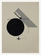 Kunstreproductie Abstract Composition No.4, El Lissitzky