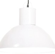 vidaXL Hanglamp rond 25 W E27 48 cm wit