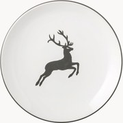 Handgemaakt dessertbord Cup Grauer Hirsch