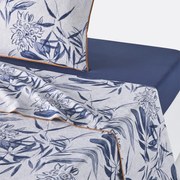 Plat laken in perkalkatoen, Mishima