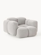 Loungefauteuil Tayla van bouclé