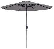 Madison Parasol Paros II Luxe 300 cm lichtgrijs