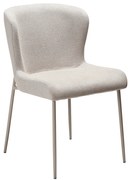 Dan-Form Glam Luxe Eetkamerstoel Boucle Cashmere Ton-sur-ton