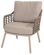 Taste by 4 Seasons Puglia low dining chair latte  Loungestoel    taupe weerbestendig