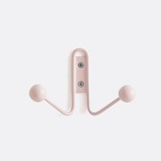 Dubbele kleerhanger in staal, Hiba