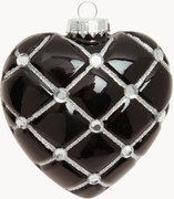 Handbeschilderde kerstboomhanger Heart