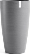 Ecopots bloempot Stockholm High 60- Rond - Grey - Diameter 35 x H60 cm