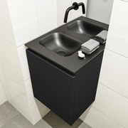 Mondiaz Olan 40cm toiletmeubel urban met wastafel urban links geen kraangat