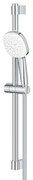 GROHE Tempesta 110 Cube Glijstangset - 60cm - vierkante handdouche - 3 straalsoorten - gladde doucheslang - chroom 27579003