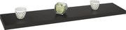 Practo Home wandtablet zwart zwart - Muurdecoratie - 23,5x120x3,8cm