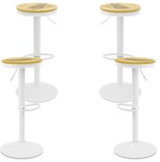 Pack 4 Vikin Stolen Houten Zitting