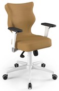 Entelo Kantoorstoel Perto White Vero 26 ergonomisch beige