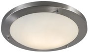 Buitenlamp Moderne plafonnière staal 41 cm IP44 - Yuma Design, Modern E27 IP44 Buitenverlichting rond