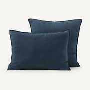 Kussensloop in gewassen linnen, Elina