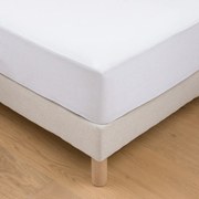 Matrasbeschermer, absorberend fleece, waterdicht katoen, max hoogte 22 cm