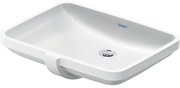 Duravit No.1 inbouwwastafel 55x40x16cm inbouw Hoogglans Wit 03955500282