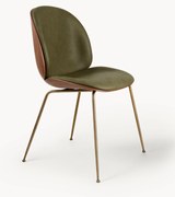 Kunstleren stoel Beetle met zitvlak