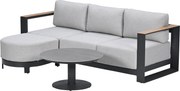 Garden Impressions Malakka loungeset 3-delig chaise longue - light teak look