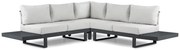 Hoek loungeset 5 personen Aluminium Grijs  Lifestyle Garden Furniture Lorenzo