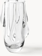 Glazen vaas Carliz met druip effect, H 27 cm