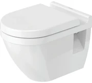 Duravit Starck 3 wandcloset 54cm met spoelrand diepspoel wit 2200090000