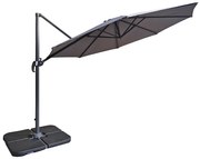 Garden Point Pesaro 3m antraciet tuinparasol