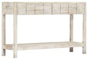 vidaXL Wandtafel 120x35x75 cm massief mangohout