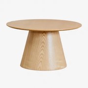 Ronde Houten Salontafel (ø80 Cm) Aura Essenfineer - Sklum