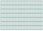 vidaXL Dubbelstaafmatten 2,008x1,43 m 4 m (totale lengte) groen