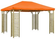 vidaXL Prieel 4x3 m oranje