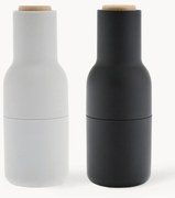 Zout & pepermolen Bottle Grinder met beukenhouten deksel, set van 2