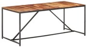 vidaXL Eettafel 180x90x76 cm massief sheeshamhout