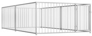 vidaXL Hondenkennel voor buiten 200x400x100 cm