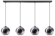 ETH Orb Eettafel Hanglamp Rookglas Bollen