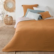 Effen beddensprei in tetra/sherpa Kumla