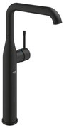 Grohe Essence New 1-gats wastafelkraan xl-size m. gladde body voorsprong 17.9cm phantom black 24170KF1