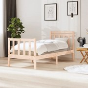 vidaXL Bedframe massief hout 90x200 cm