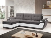 Hoekbank Arvada 114, Aanwezig, Grijs, Wit, Aanwezig, 267x156x97cm, 106 kg, Poten: Kunststof