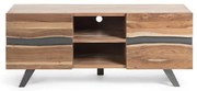 Kave Home Uxia Boomstam Tv-meubel Met Deuren - 160x43x65cm.