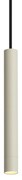 Moderne hanglamp beige met zwart voor railsysteem 1-fase - Iconic Frini