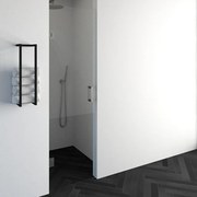 BRAUER Create Douchedeur - 60x200cm - profielloos - antikalk - 8mm veiligheidsglas - geborsteld RVS 4JC13-60g