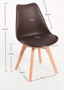 Pakket van 4 Synk Basic stoelen