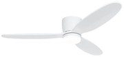 Smart Plafondventilator met lamp wit incl. LED met afstandsbediening - Sofio Design rond Binnenverlichting Lamp
