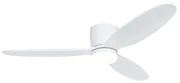 Smart Plafondventilator met lamp wit incl. LED met afstandsbediening - Sofio Design rond Binnenverlichting Lamp