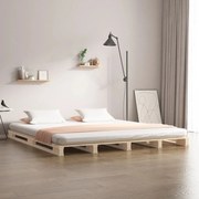 vidaXL Bedframe massief grenenhout 120x200 cm