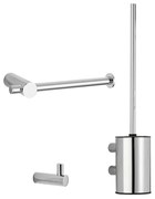 Saniclear Academy toiletaccessoiresset 3-delig chroom