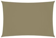 vidaXL Zonnescherm rechthoekig 2,5x4,5 m oxford stof beige