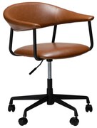 Dan-Form Rover Design Bureaustoel Bruin Kunstleer